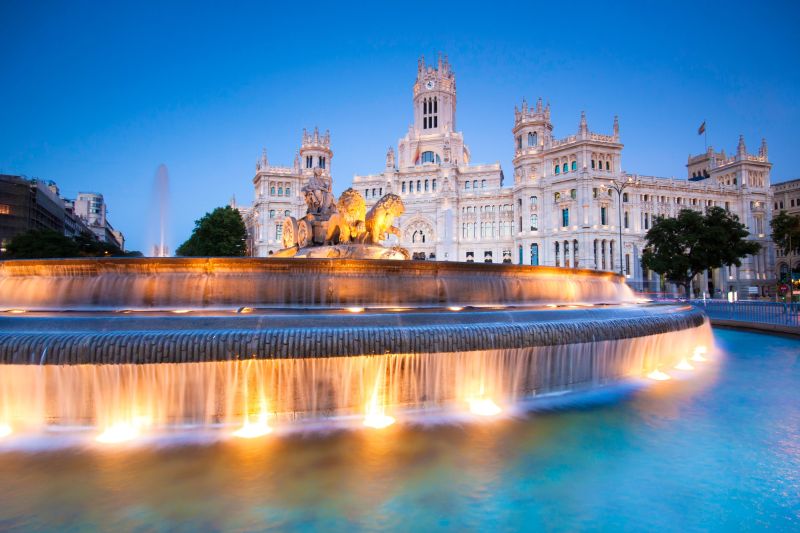 Place de Cibeles à Madrid