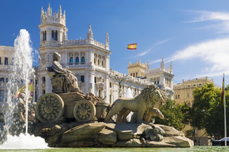 L'impressionnante place de Cibeles Madrid